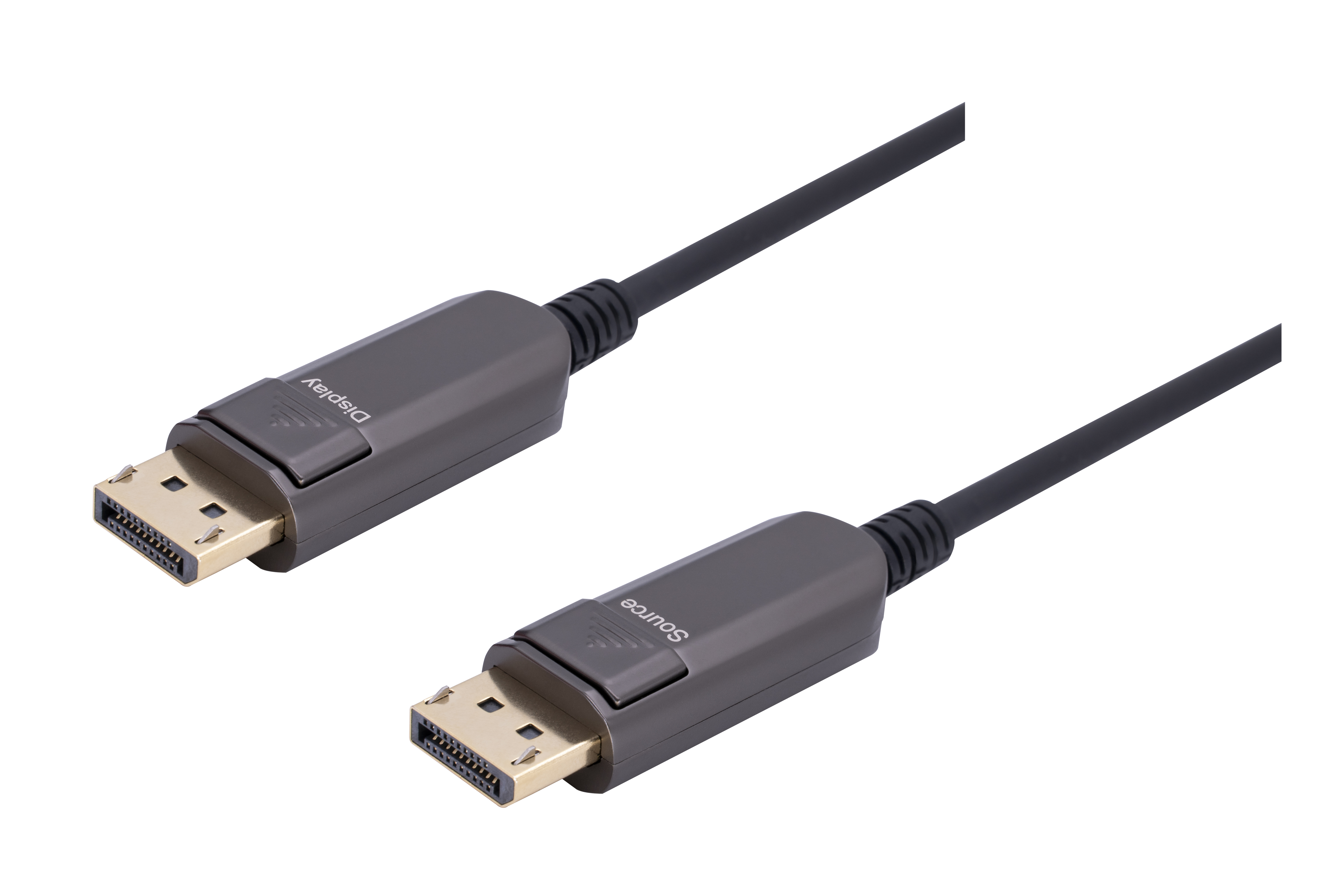 Armored HDMI 2.1 AOC, Type A to Type A Hybrid HDMI 8K Active Optical Cable